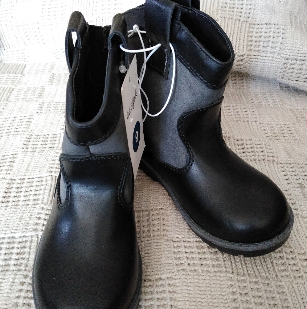 🤑Cat&Jack cowboy black boots